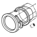 Washer Door Assembly ADC74154906