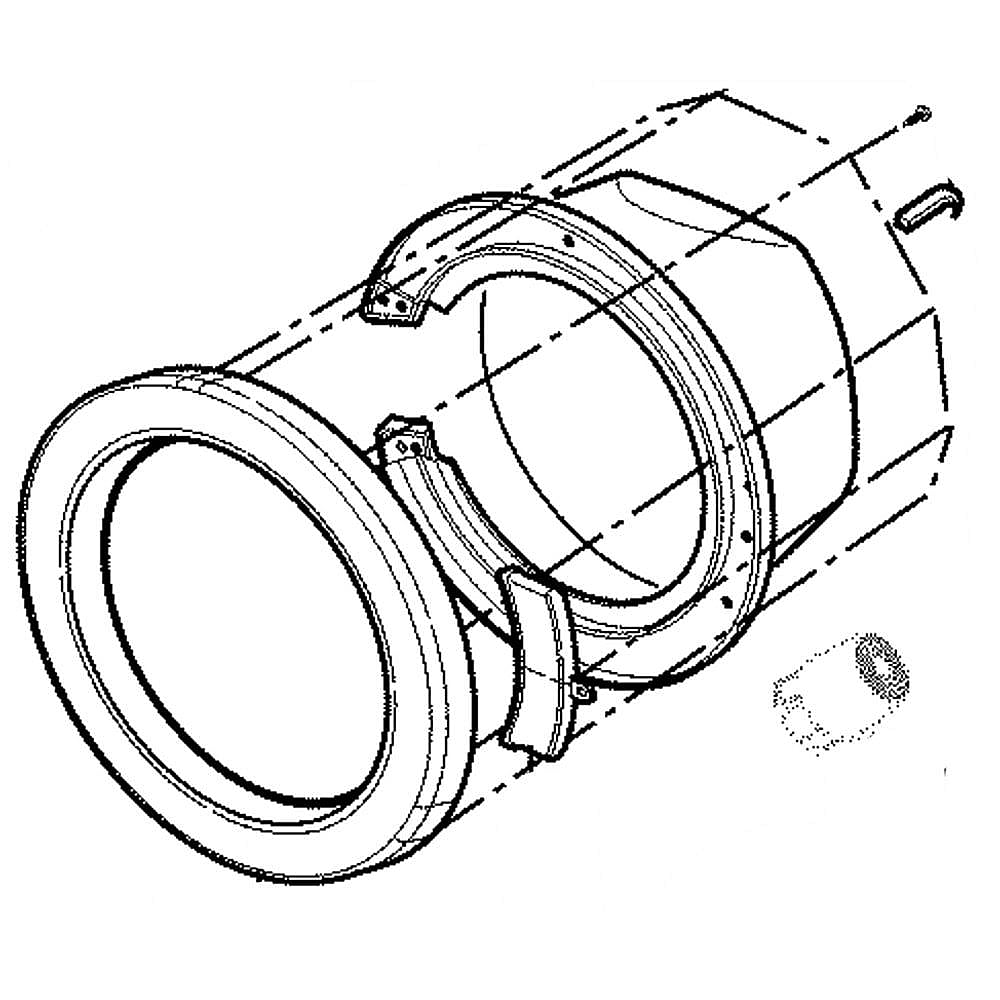 Part #adc74154910, Door Assembly / 25.00 x 25.00 x 10.00