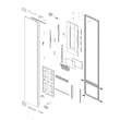 Lg Garment Steamer Door Assembly for LG S3MFBN - Part ADC74546069