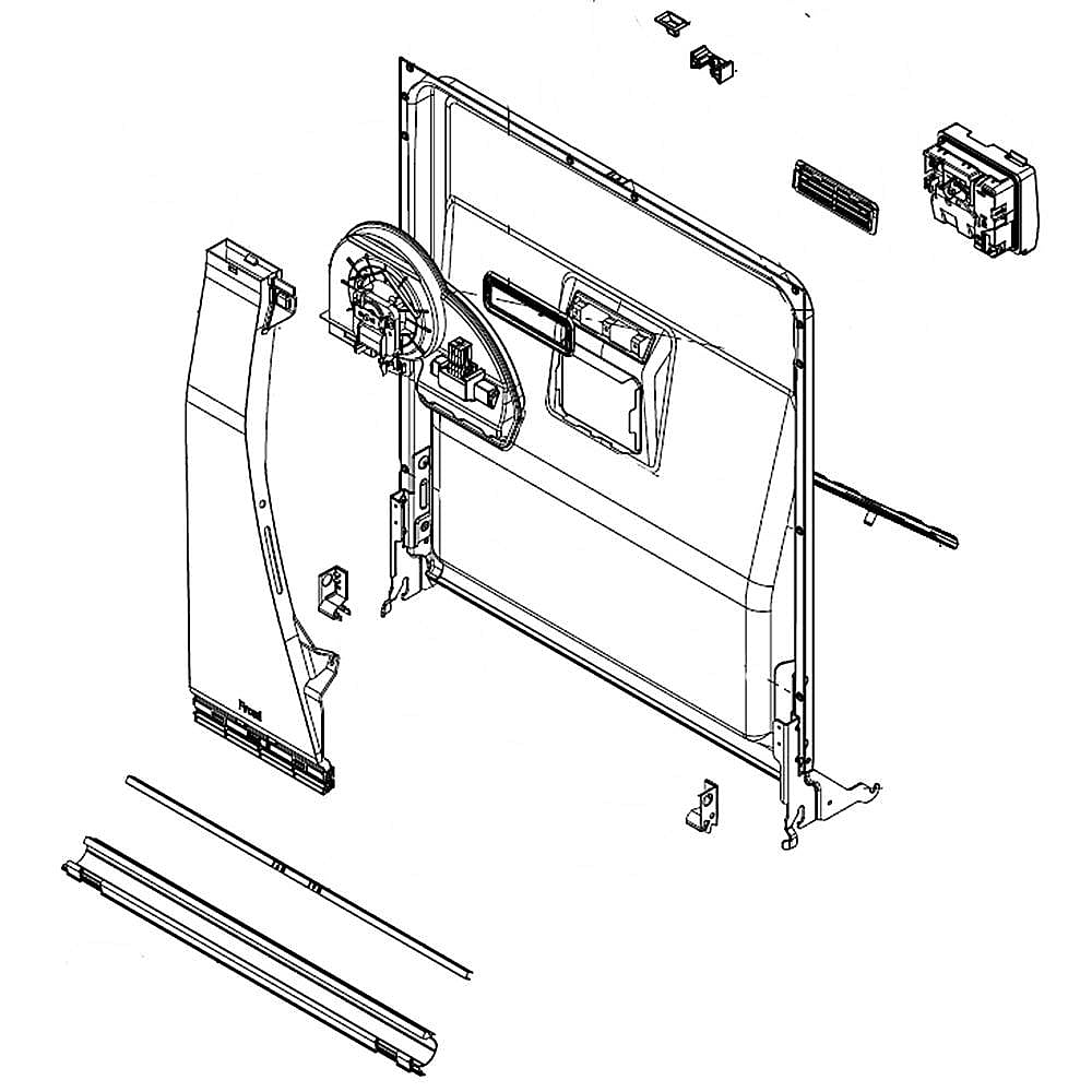 Part #ade73849713, Lg Door Liner A
