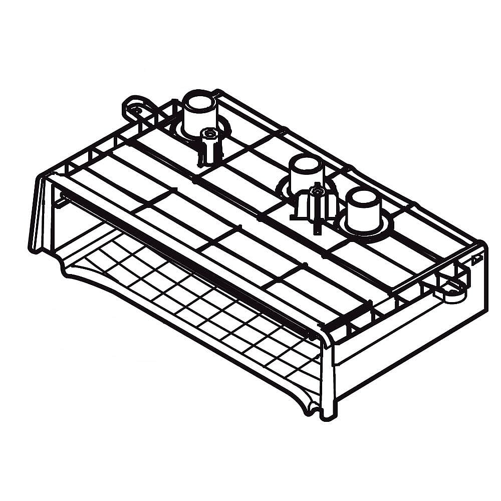 Part #aen72910503, Kenmore Elite Washer Dispenser Drawer Housing / 13.67 x 8.78 x 7.89
