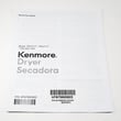 Dryer Owner's Manual for Kenmore 79681172210 - Part AFN75693822