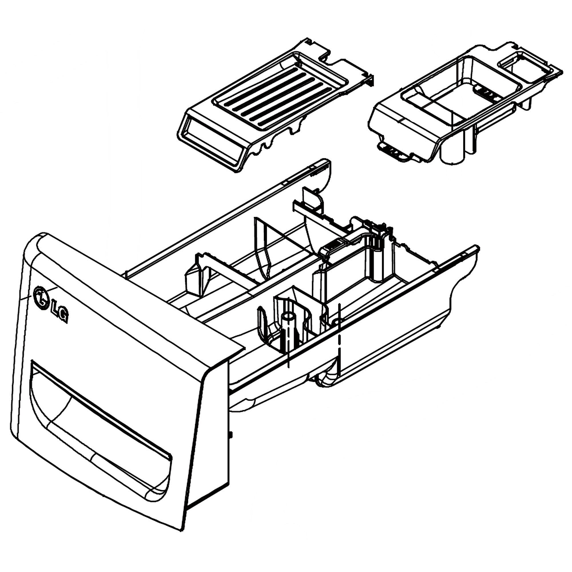 Photo of LG Part #agl30019116, Panel Assemb | 17.00 x 13.50 x 9.00 from Repair Parts Direct