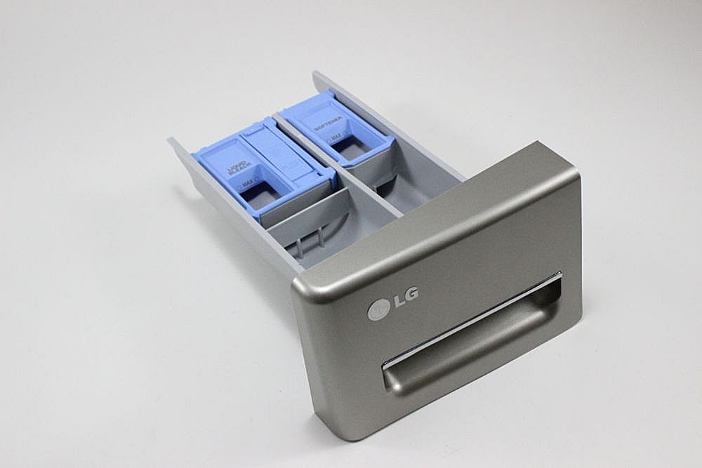 Photo of Part #agl31660913, Washer Dispenser Drawer Assembly from Repair Parts Direct