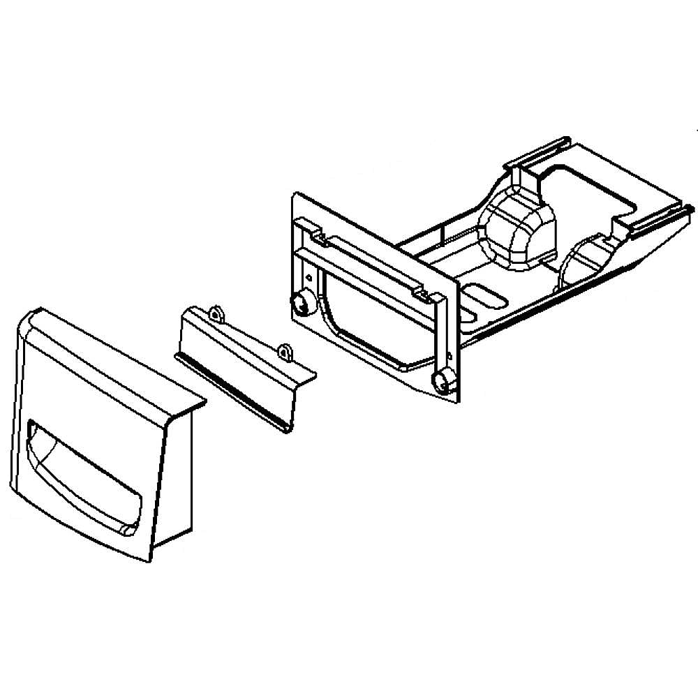 Part #agl34227821, Lg Dryer Drawer Panel