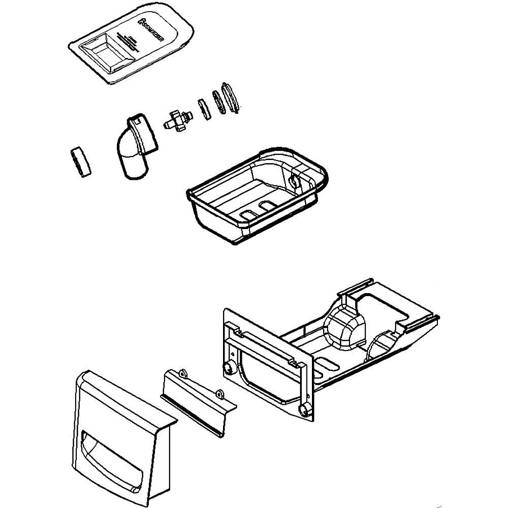 Photo of Part #agl34328021, Drawer Panel from Repair Parts Direct