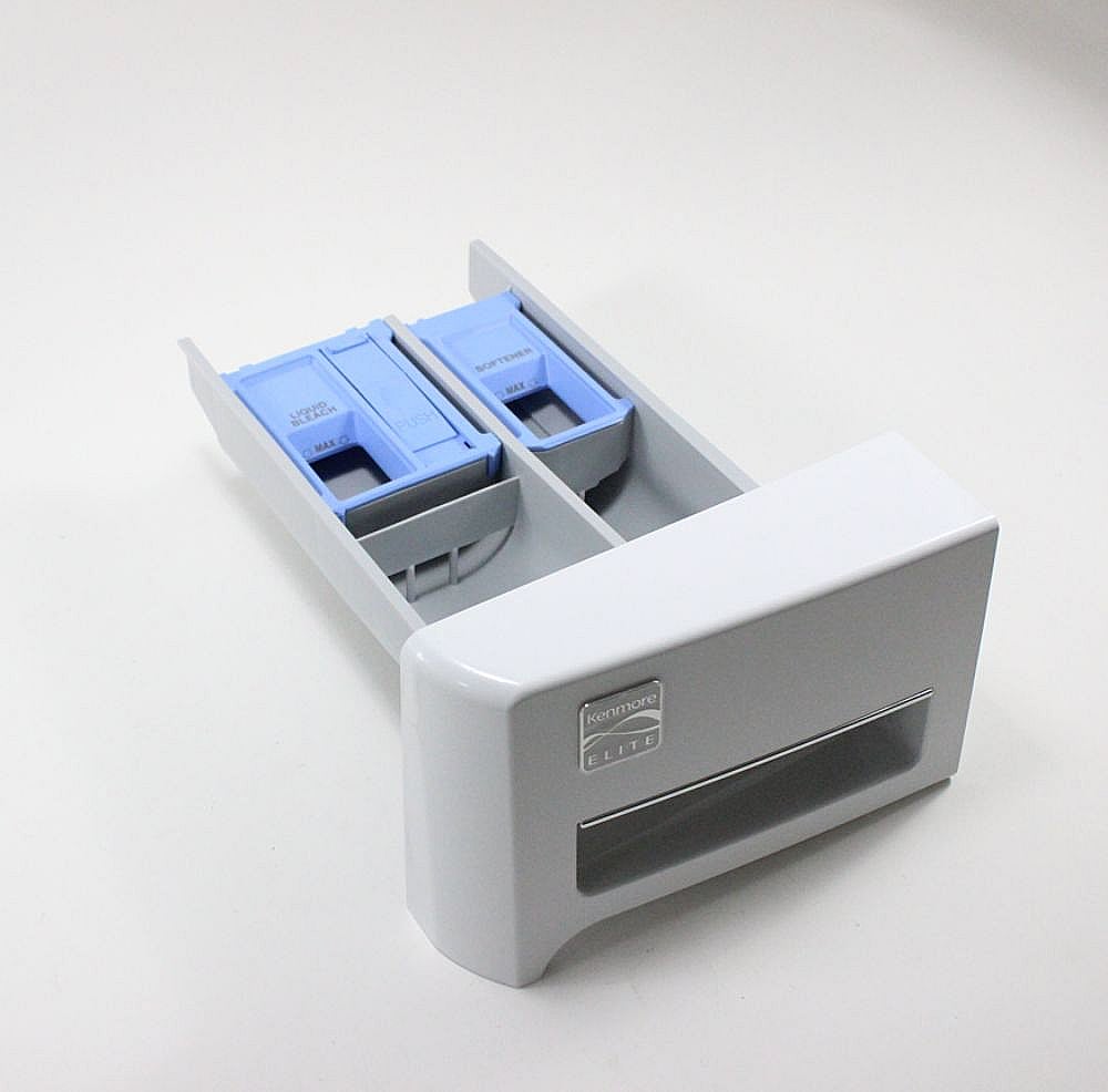 Part #agl72949704, Kenmore Elite Washer Dispenser Drawer Assembly / 17.00 x 13.00 x 9.00