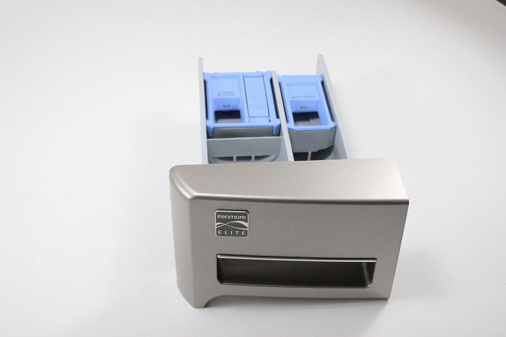 Photo of Part #agl72949708, Washer Dispenser Drawer Panel Assembly from Repair Parts Direct