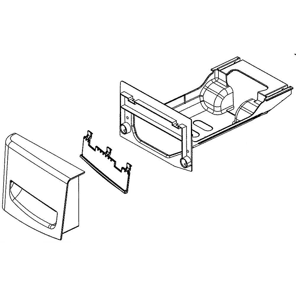 Dryer Steam Feeder Drawer Assembly