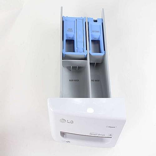 Part #agl74074309, Washer Dispenser Drawer Assembly / 17.00 x 13.21 x 9.07