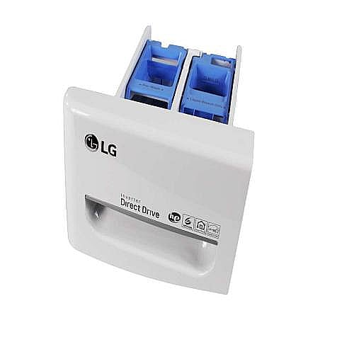 Part #agl74074375, Lg Washer Dispenser Drawer Assembly / 17.05 x 14.10 x 9.10
