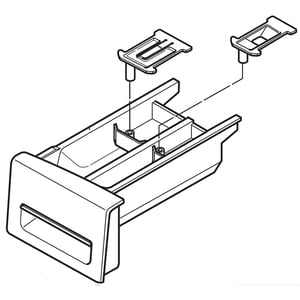 Washer Dispenser Drawer Assembly AGL74074375