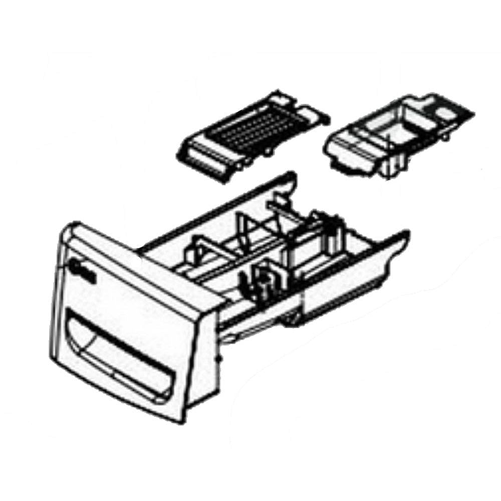Photo of LG Part #agl74074398, Washer Dispenser Drawer Assembly | 17.00 x 13.00 x 9.14 from Repair Parts Direct