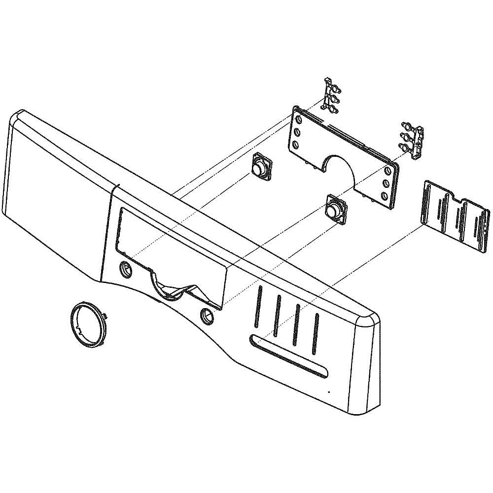 Part #agl74355302, Control Panel Assembly