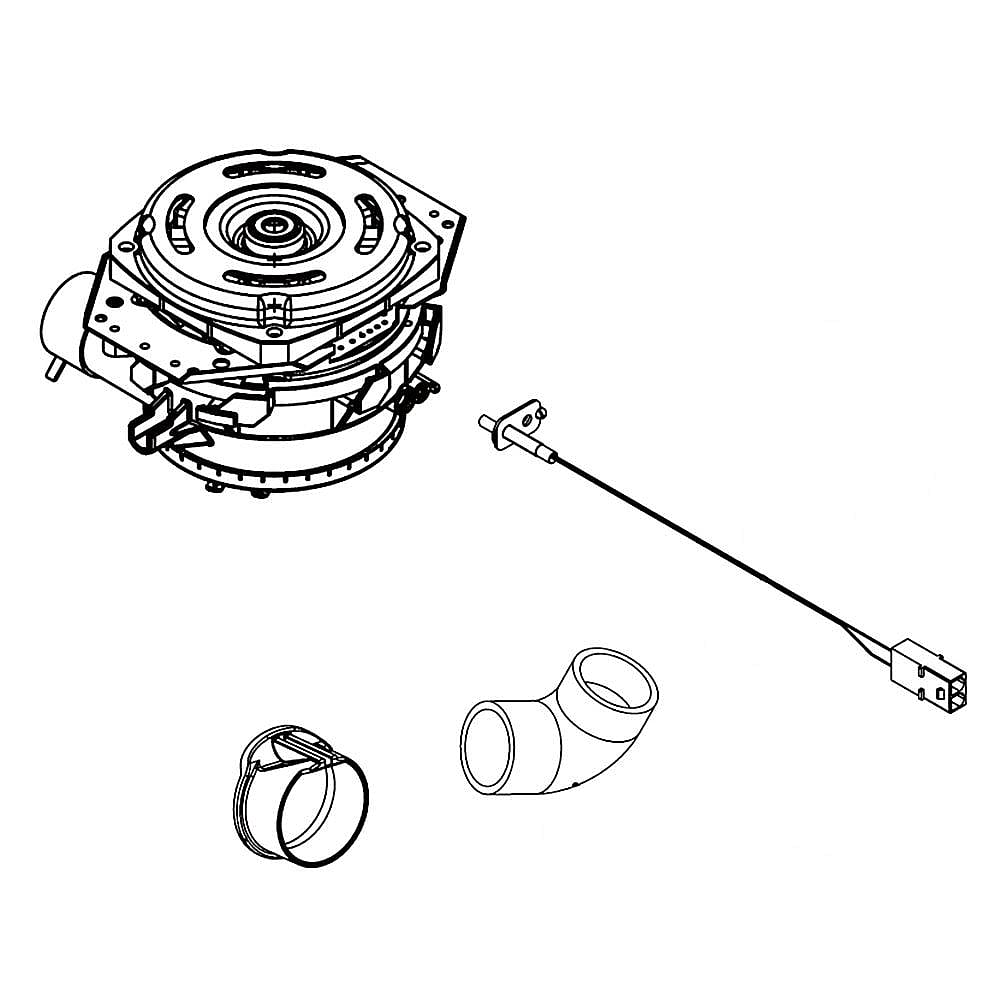 Dishwasher Pump and Motor Assembly AGM30016301 parts Sears PartsDirect
