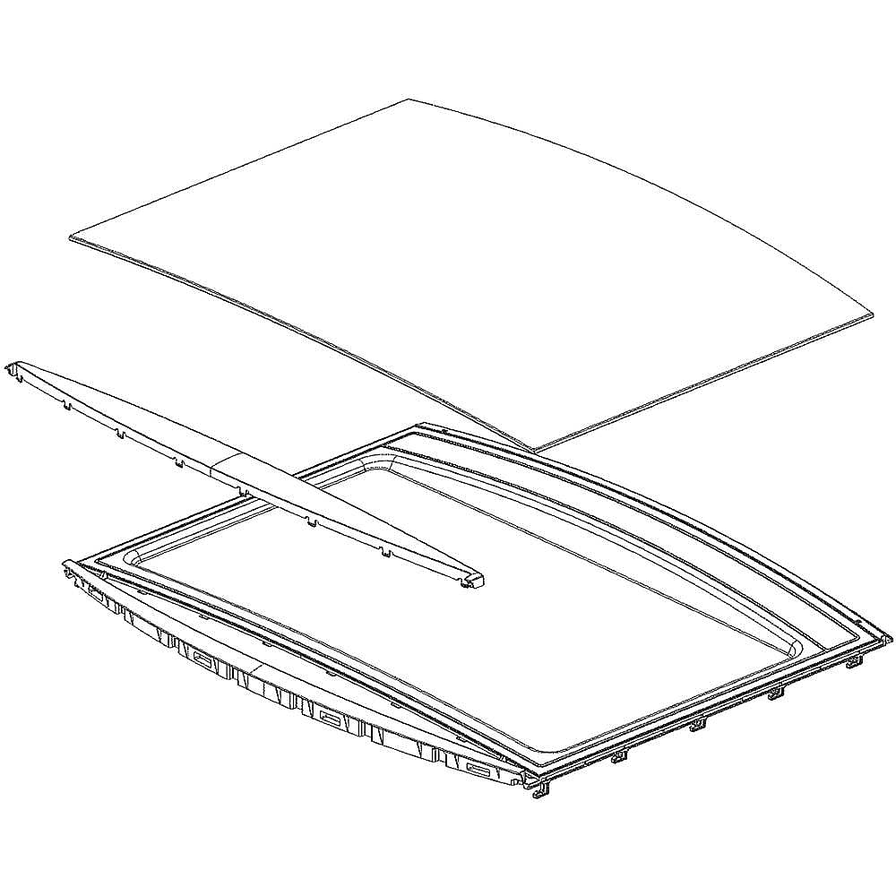 Part #agu74229003, Dryer Top Panel