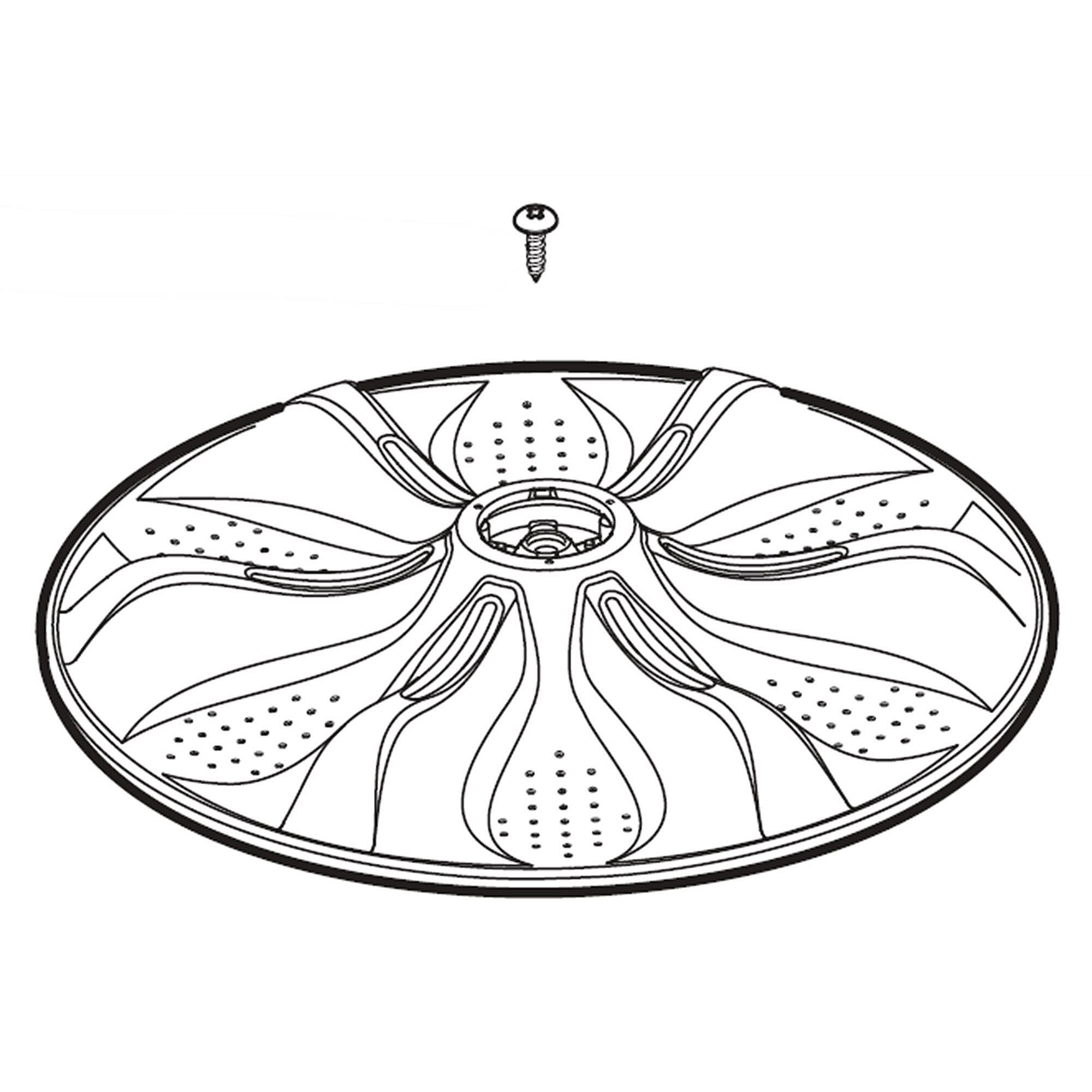 Part #agz72909717, Pulsator Assembly