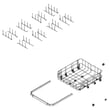 Lg Dishwasher Dishrack Assembly, Lower for LG LUDP8908SN/00 - Part AHB73249110