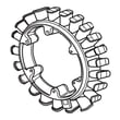 Stator Assem for LG WM3555HWA/00 - Part AJB73816024