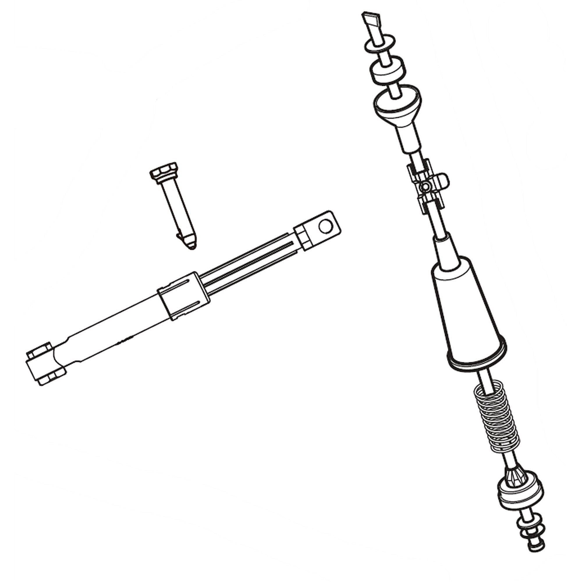 Part #ajk73229702, Lg Washer Suspension Rod And Spring Assembly / 38.67 x 9.33 x 7.00