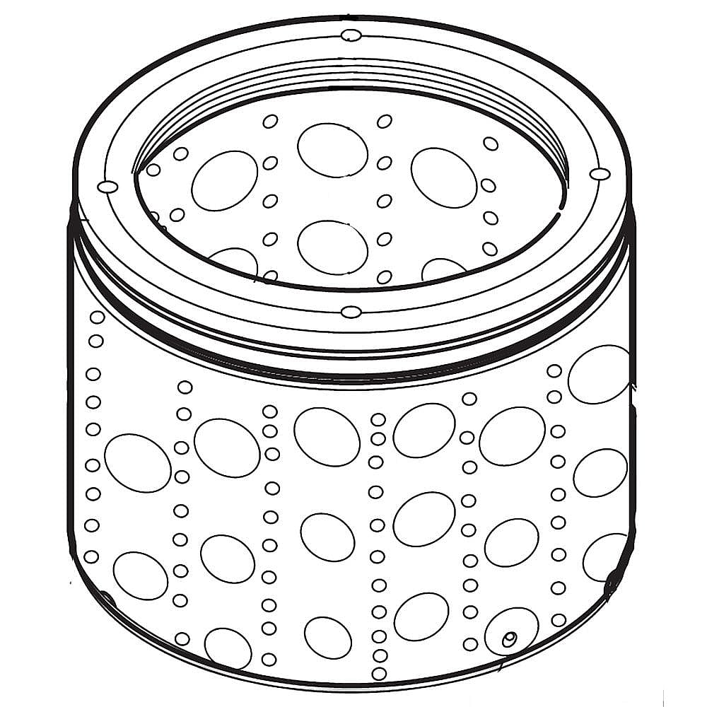 Part #ajq72911907, Washer Spin Basket / 36.00 x 36.00 x 36.00