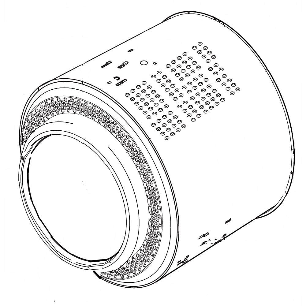 Part #ajq73473809, Washer Spin Basket