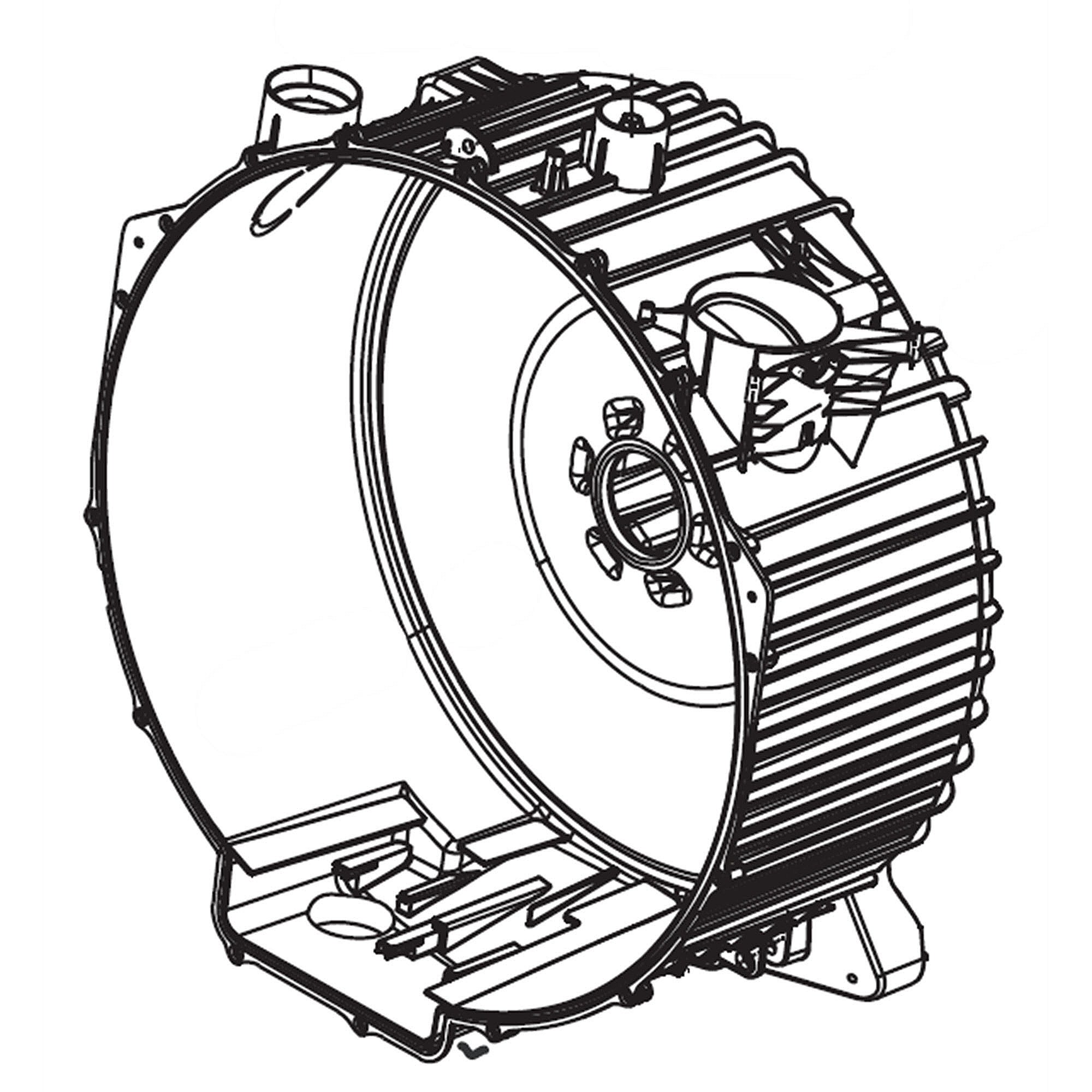 Part #ajq73674303, Outer Tub Assembly / 37.00 x 28.20 x 16.20
