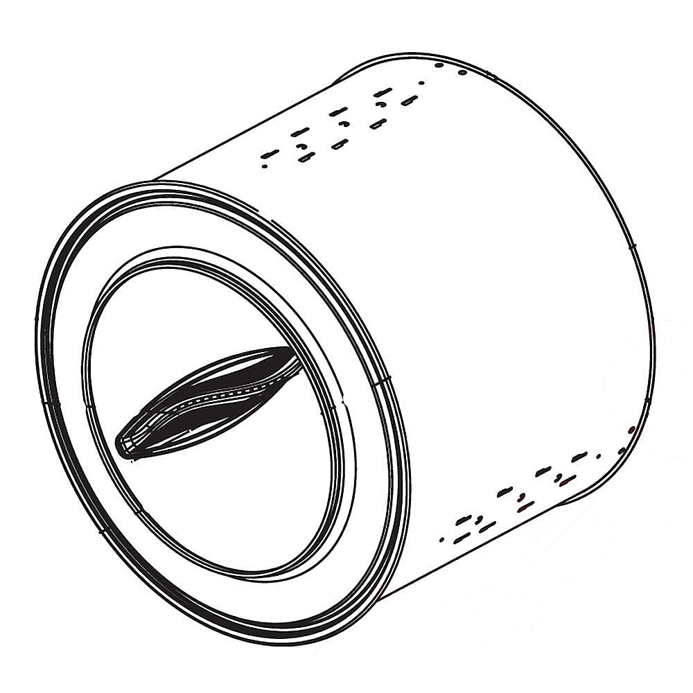 Part #ajq73674406, Lg Washer Spin Basket / 28.15 x 28.23 x 27.08