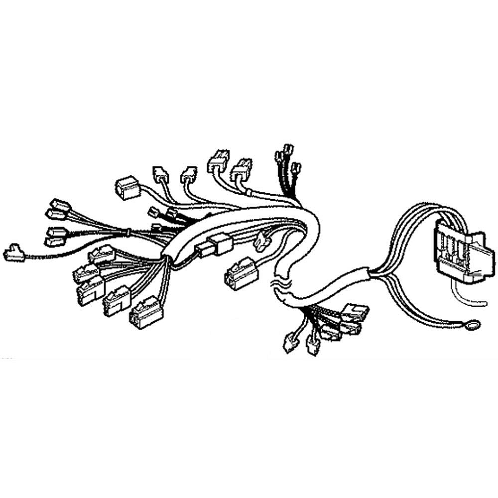 Photo of Part #ead60870405, Dryer Wire Harness from Repair Parts Direct