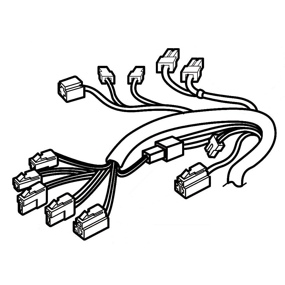 Kenmore Elite Part #ead62290508, Wire Harness | 14.50 x 11.00 x 5.50