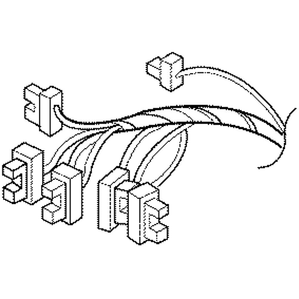 Part #ead63146401, Washer Wire Harness, Single / 13.00 x 11.00 x 2.00