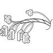 Washer Wire Harness, Single EAD63146401