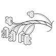 Lg Harness,mult for LG WM1455HWA/00 - Part EAD64947339