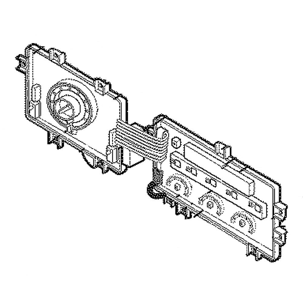 Part #ebr75092915, Kenmore Washer Display Board Assembly / 25.00 x 15.57 x 7.43