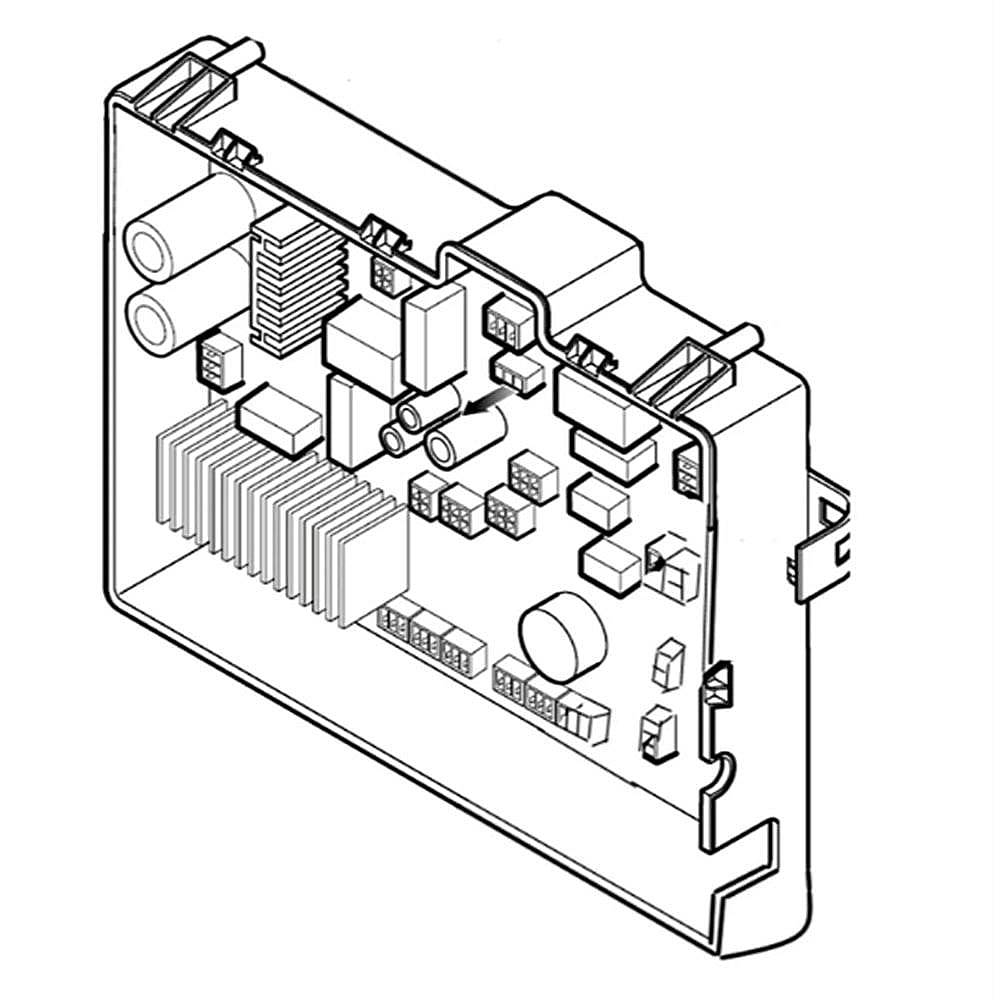 Photo of Part #ebr78534102R, Refurbished Washer Electronic Control Board from Repair Parts Direct