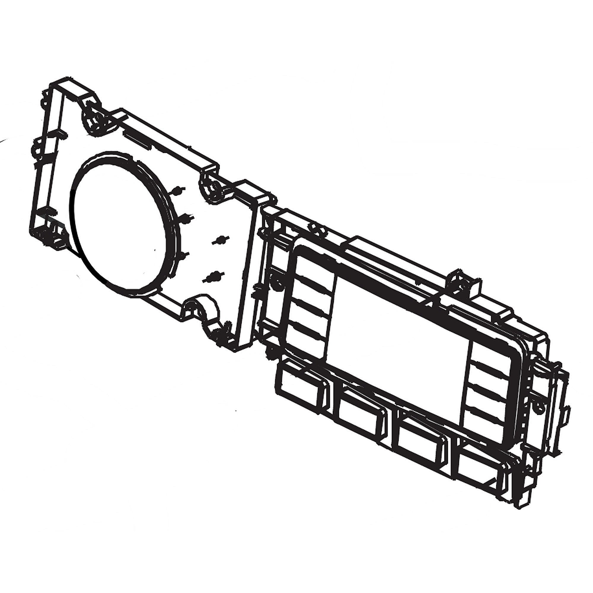Photo of LG Part #ebr78898206, Washer User Interface from Repair Parts Direct