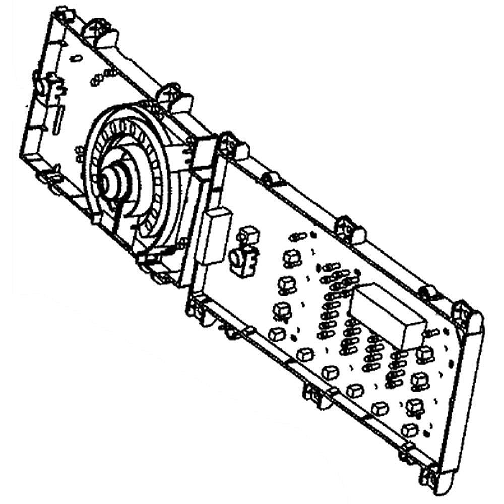Kenmore Elite Part #ebr83708102, Dryer User Interface | 19.00 x 9.00 x 3.50