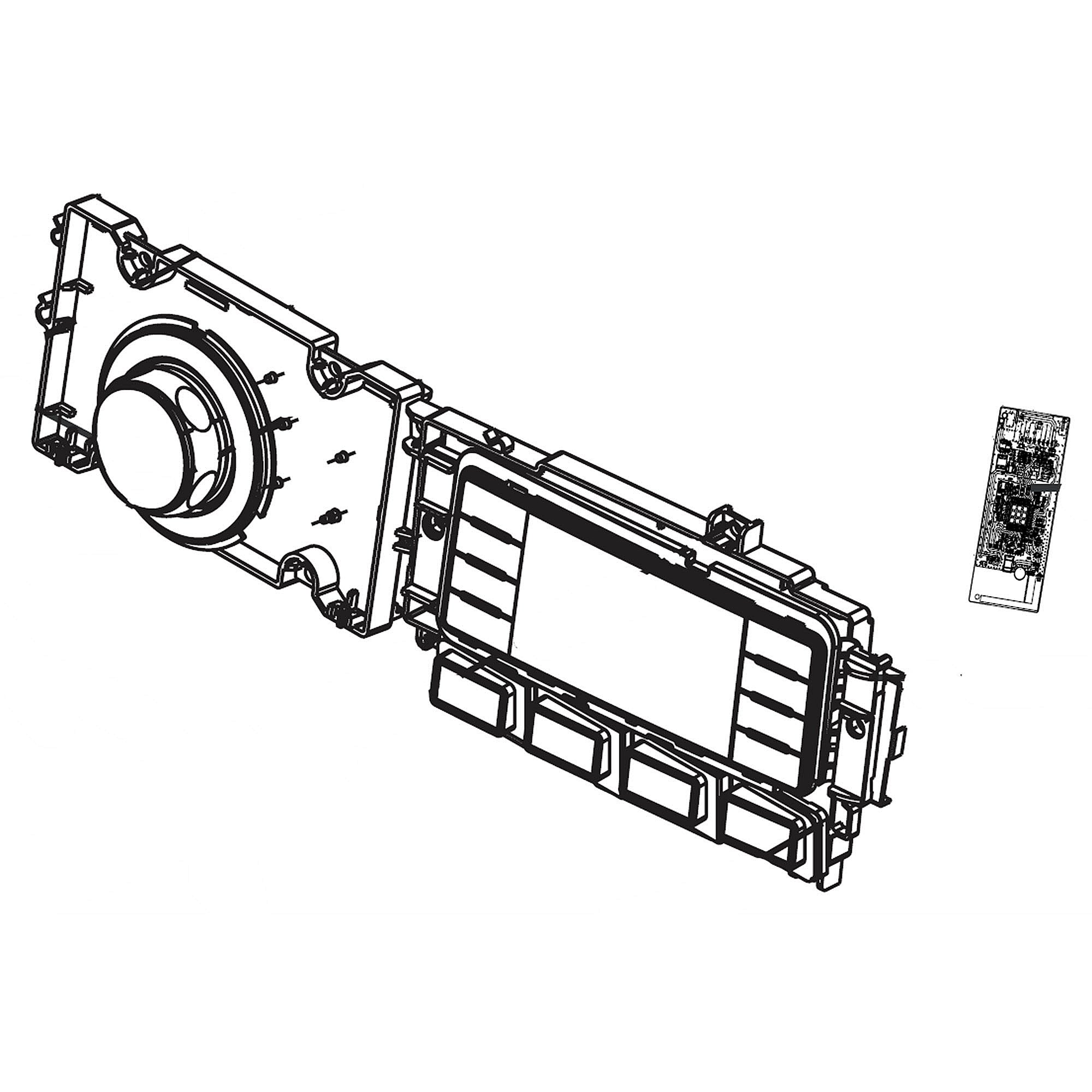 Part #ebr89076006, Lg Pcb Assy, dis / 10.50 x 7.00 x 7.00