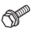 Bolt Assy for LG WM3488HS/00 - Part FAA30831001