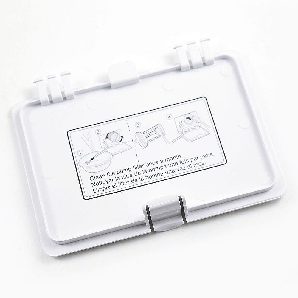 Part #mbl62818307, Washer Drain Pump Filter Access Cover