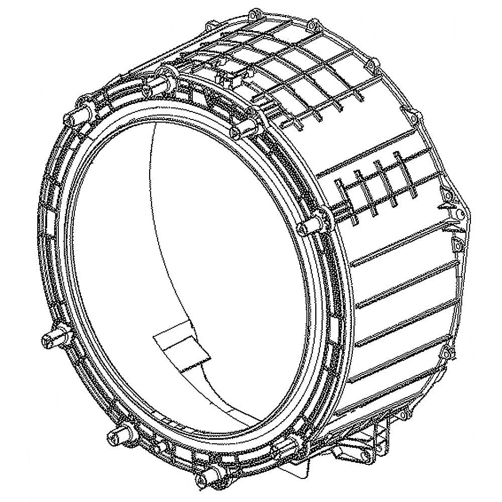 Photo of Part #mck47123504, Washer Tub from Repair Parts Direct