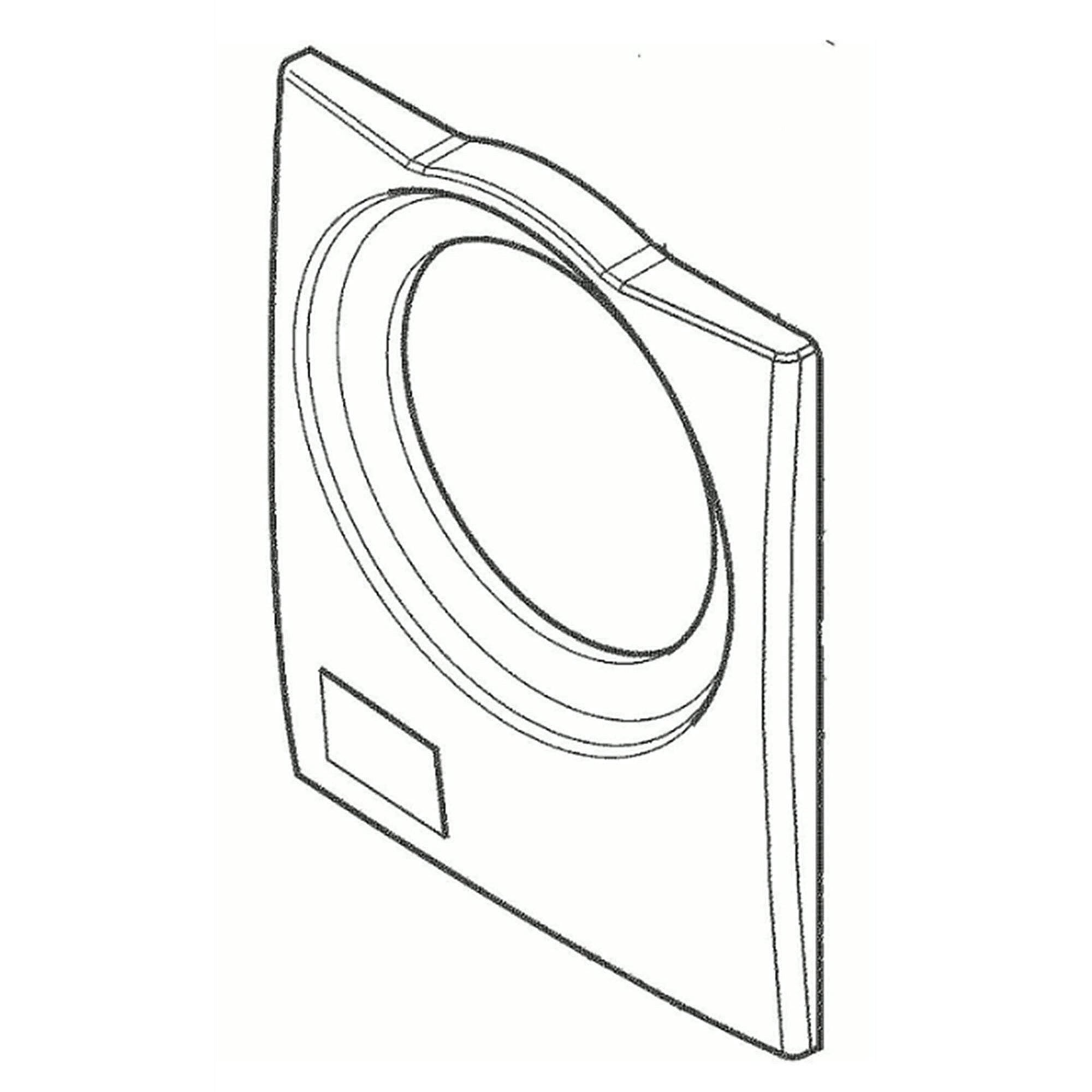 Part #mck67662703, Washer Front Panel
