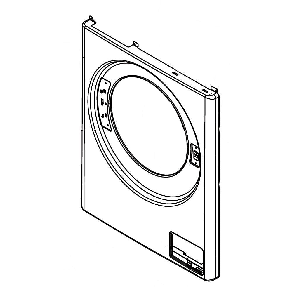 Part #mck67732665, Washer Front Panel