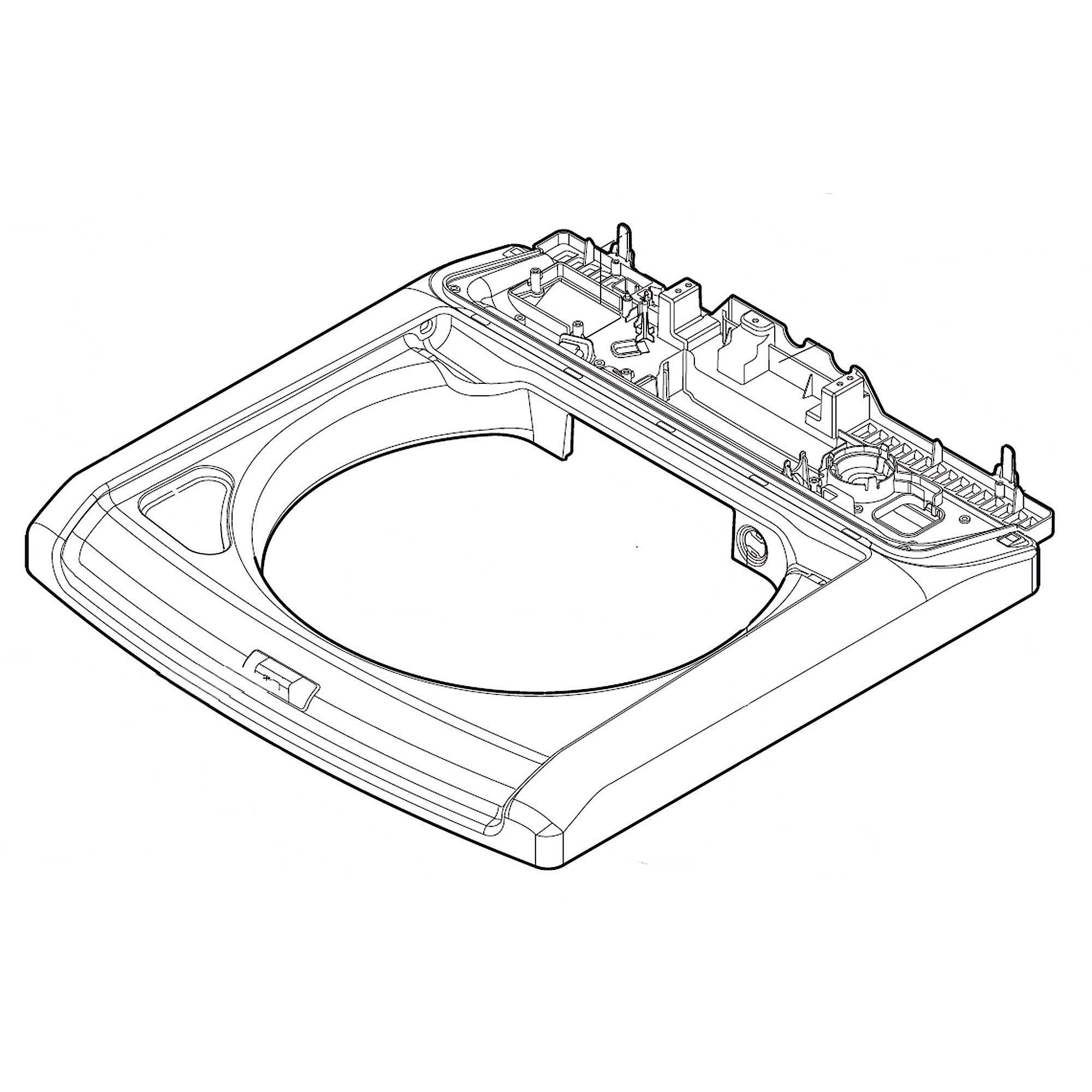 Photo of Part #mck70055609, Cover, top from Repair Parts Direct