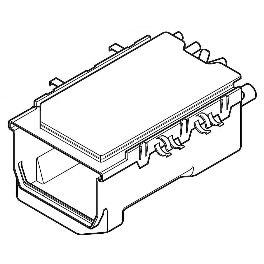 Part #mcu62441103, Washer Dispenser Drawer Housing (Replaces Mcu62441102)