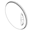 Washer Door Outer Frame for LG WM3488HS/00 - Part MDQ61976901