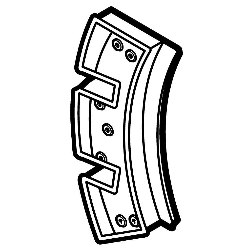Part #mdq63518501, Kenmore Washer Door Inner Frame