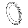 Dryer Door Outer Frame for LG DLE3600W/00 - Part MDQ66500604