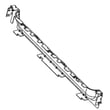 Frame,lower for LG WKE100HWA - Part MDQ66500902