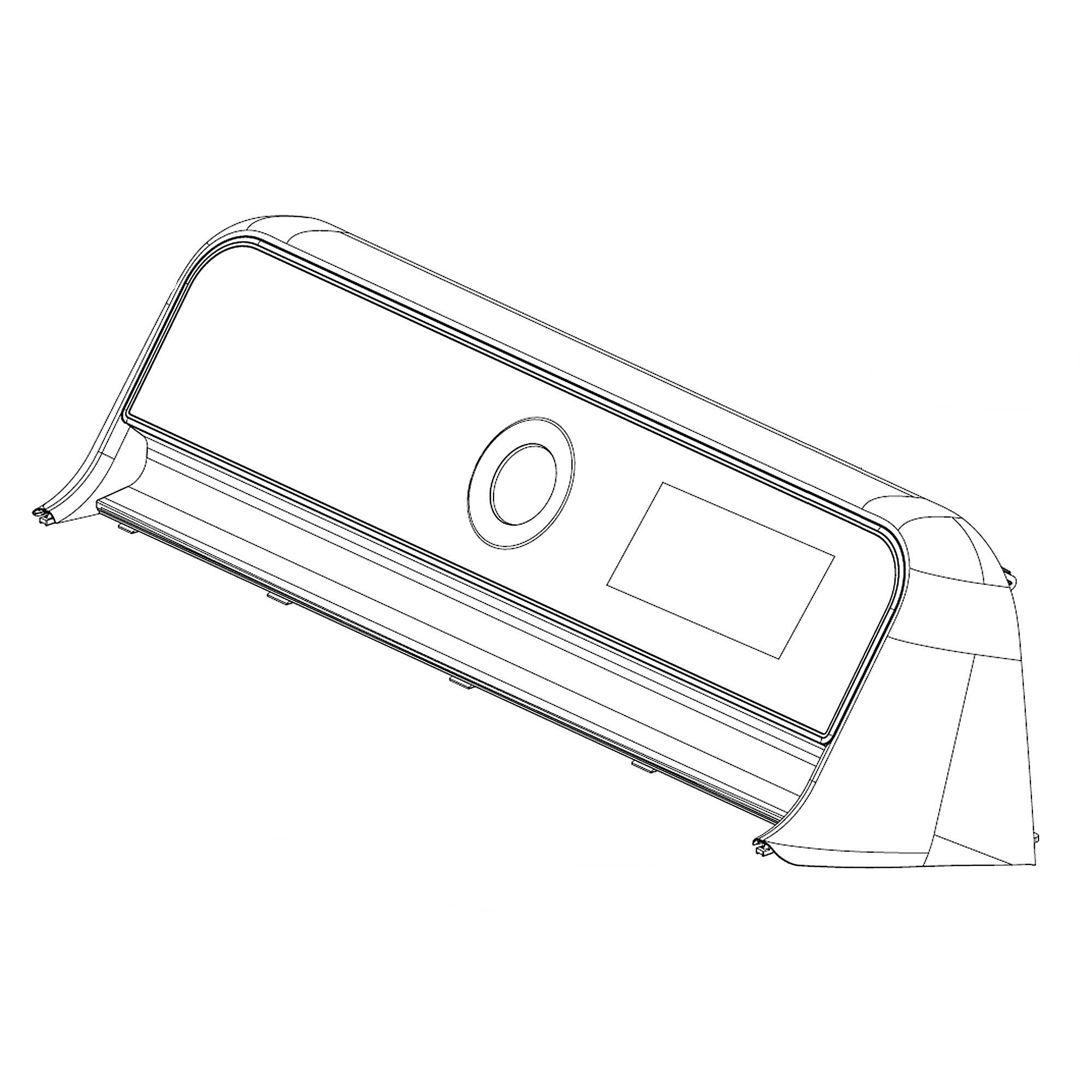 Photo of Part #mgc66356001, Dryer Control Panel from Repair Parts Direct